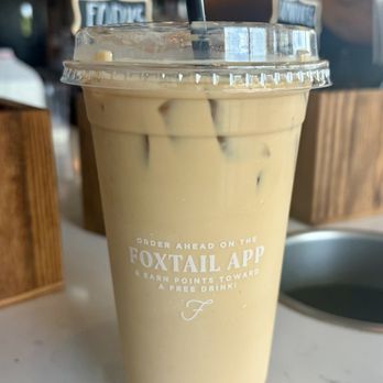 Foxtail Coffee - Butterscotch iced latte. High quality coffee almost doesn't need any flavoring. - Coffee & Tea Near Me - The Villages, Florida Foxtail Coffee - Butterscotch iced latte. High quality coffee almost doesn't need any flavoring. - Coffee & Tea Near Me - The Villages, Florida