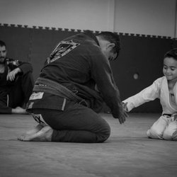 Soneca Brazilian Jiu-Jitsu/ Team NEU Marlboro - Little warriors class demonstrating respect