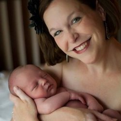 Happi Birth, Doula Services - Happi with her youngest baby, born in 2014