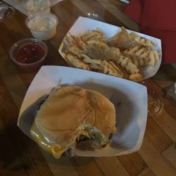 At the Wallace - The Smash side of waffle fries