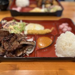 Jang Guem Tofu & BBQ - Grilled pork lunch box