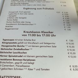 Café und Konditorei Kreutzkamm - 200 Jahre Conditorei Kreuzkamm Dresden