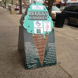 Peggy's Candies & Gifts - Outdoor sign
