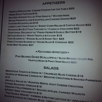 Prime One Twelve - Menu: Appetizers - Steakhouses Near Me - Miami Beach, Florida Prime One Twelve - Menu: Appetizers - Steakhouses Near Me - Miami Beach, Florida
