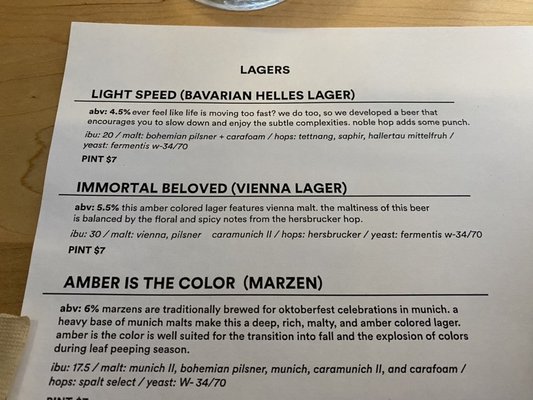 Menu photo 5 Outer Limits Brewing Proctorsville, VT Menu photo 5 Outer Limits Brewing Proctorsville, VT