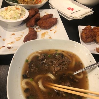 Bonchon Natomas - Half eaten chicken friends rice, chicken, and bulgogi udon. - Korean Near Me - Sacramento, California Bonchon Natomas - Half eaten chicken friends rice, chicken, and bulgogi udon. - Korean Near Me - Sacramento, California
