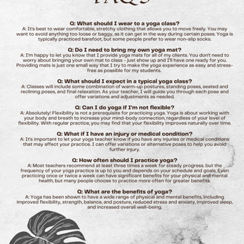 Wellness Reset - Yoga FAQ's - Health Coach Near Me