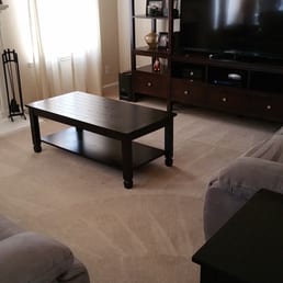 Our living room.No way I can get vacuum lines like this!