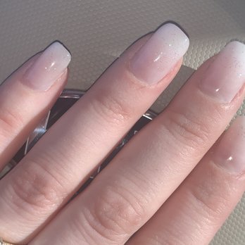 Usa Nails & Spa - French ombré with sparkles - Nail Salons Near Me - Toms River, New Jersey Usa Nails & Spa - French ombré with sparkles - Nail Salons Near Me - Toms River, New Jersey