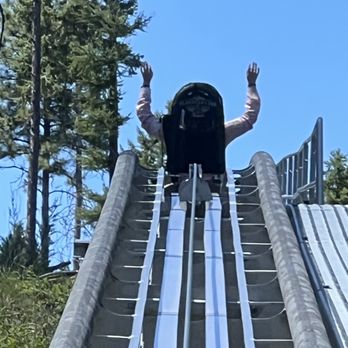Flathead Lake Alpine Coaster - On the way up! - Amusement Parks Near Me - Lakeside, Montana Flathead Lake Alpine Coaster - On the way up! - Amusement Parks Near Me - Lakeside, Montana