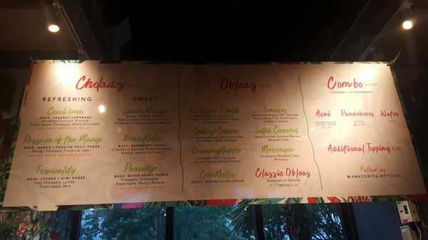 Menu photo 5 Amazonica Miami, FL