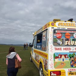 Crawfordsburn Country Park - Ice cream van! Auld Stacey K straight over!