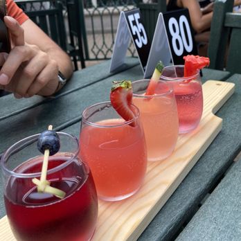 Bowerman's On 8th - Mimosa flight - Cafes Near Me - Holland, Michigan