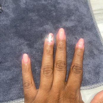 Nail Pro - acrylic full set with chrome star and rhinestones - Nail Salons Near Me - Chicago, Illinois Nail Pro - acrylic full set with chrome star and rhinestones - Nail Salons Near Me - Chicago, Illinois