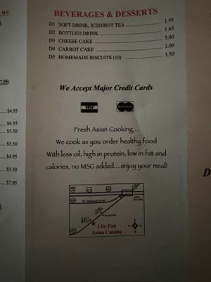 Menu photo 2 Lite Pan Burkburnett, TX