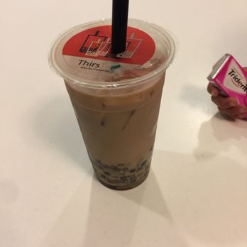 ThirsTea - Black tea with boba and coffee jelly!!! - Desserts Near Me - Rohnert Park, California ThirsTea - Black tea with boba and coffee jelly!!! - Desserts Near Me - Rohnert Park, California