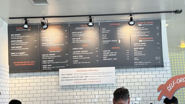 Menu photo 1 Super Duper Burgers Novato, CA Menu photo 1 Super Duper Burgers Novato, CA