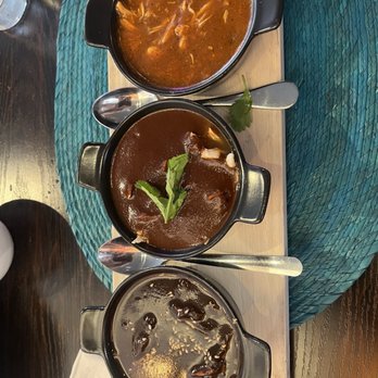 Sabor A Oaxaca - Mole sampler - Mexican Near Me - Rancho Cucamonga, California