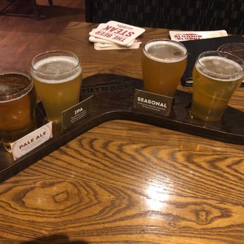 Outback Steakhouse - Probably last date night before baby boy get here. Hubby got a boomerang flight of IPA's - Steakhouses Near Me - Orlando, Florida Outback Steakhouse - Probably last date night before baby boy get here. Hubby got a boomerang flight of IPA's - Steakhouses Near Me - Orlando, Florida