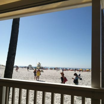 Crabby's Beachside Pavilion - View from our table - Seafood Near Me - Clearwater Beach, Florida