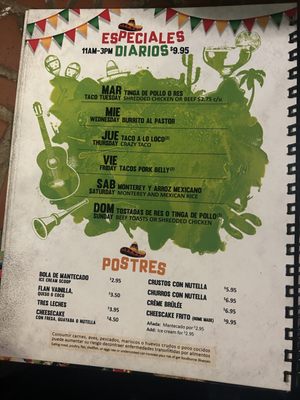 Menu photo 4 Poco Loco Vega Baja, PR