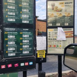 Broken drive-thru, that hasn't worked in a while.
