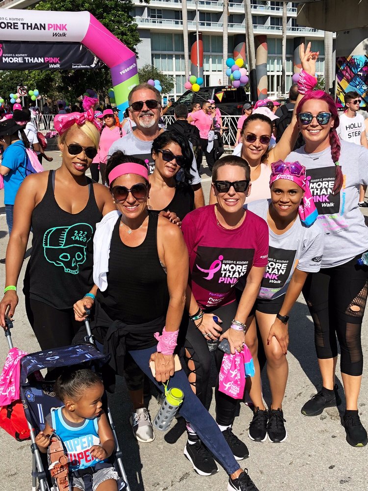 Susan G. Komen Miami/Ft. Lauderdale Race for the Cure Logo