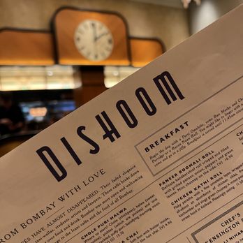 Dishoom - Menu - Indian Near Me - Kensington, XGL