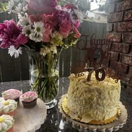 White Bavarian Cake with raspberry, the best!!!!