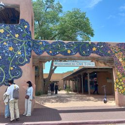 Entrance from parking lot