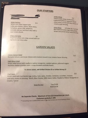 Menu photo 7 The Cliff Dwellers Restaurant Marble Canyon, AZ Menu photo 7 The Cliff Dwellers Restaurant Marble Canyon, AZ