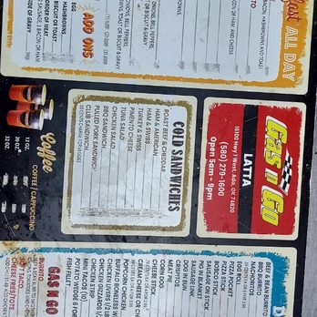 Latta Travel Center  - Everyday menu , You can order as you like & When you like - Convenience Stores Near Me - Ada, Oklahoma