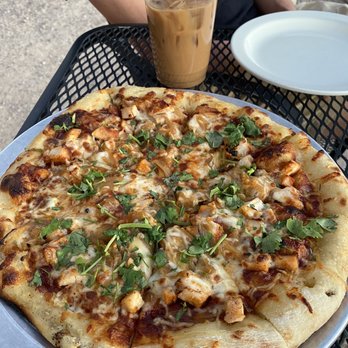 River Rock Roasting Co - BBQ chicken pizza - Coffee & Tea Near Me - La Verkin, Utah