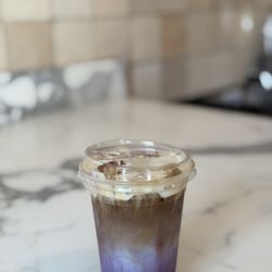 The Nitro Bar- Providence - Iced Blueberry Vanilla Bean Float Latte (~$9)