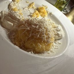 Polenta with grated cheese Polenta with grated cheese
