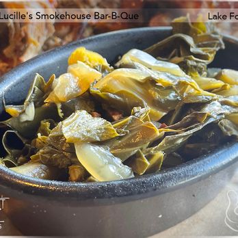 Lucille's Smokehouse Bar-B-Que - Braised Greens (Side) - Okay; small portion for two people. Overall rating: 3 Stars - Barbeque Near Me - Lake Forest, California