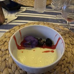 Lemon zest pannacotta Lemon zest pannacotta