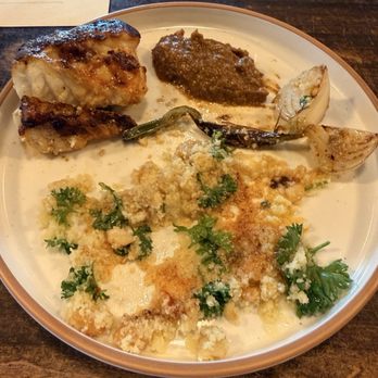 Thistle & Leek - Monkfish deconstructed - Gastropubs Near Me - Newton, Massachusetts Thistle & Leek - Monkfish deconstructed - Gastropubs Near Me - Newton, Massachusetts