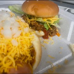 Lee Ann's Dairy Delight - Coney dog and bell burger!!