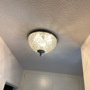 NC Electric - Flush mount light - Electricians Near Me