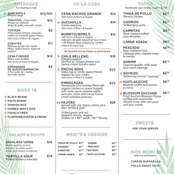 Cena Brooklyn - Menu - Mexican Near Me - Brooklyn, New York