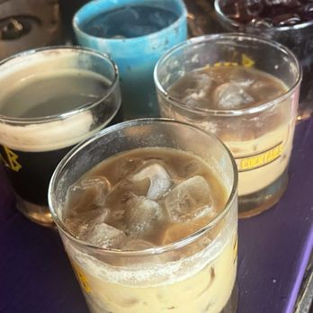 Yellow King Brews - Iced coffee flight - Coffee & Tea Near Me - Wallingford, Connecticut Yellow King Brews - Iced coffee flight - Coffee & Tea Near Me - Wallingford, Connecticut