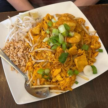 Chanpen Thai Cuisine - Pad Thai Noodles (chicken &shrimp) - Thai Near Me - Phoenix, Arizona Chanpen Thai Cuisine - Pad Thai Noodles (chicken &shrimp) - Thai Near Me - Phoenix, Arizona
