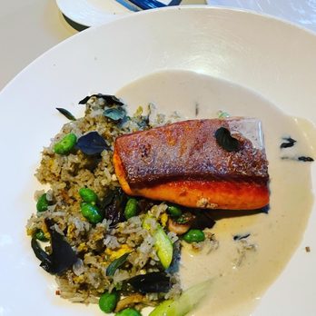 Wood - Seared Ora King Salmon - Bars Near Me - Chicago, Illinois Wood - Seared Ora King Salmon - Bars Near Me - Chicago, Illinois