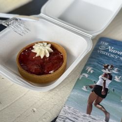 Coastal Cowgirl - Strawberry rhubarb tart
