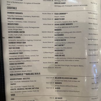 The Goat Brewing - Cocktails and Nonalcoholic menu - Breweries Near Me - Lees Summit, Missouri