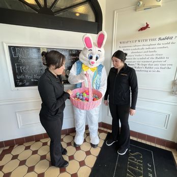 Richard Walker's Pancake House - Easter bunny Ritchie here today! - Breakfast & Brunch Near Me - Schaumburg, Illinois