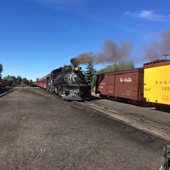 Cumbres & Toltec Scenic Railroad - Almost ready to board - Tours Near Me - Chama, New Mexico Cumbres & Toltec Scenic Railroad - Almost ready to board - Tours Near Me - Chama, New Mexico