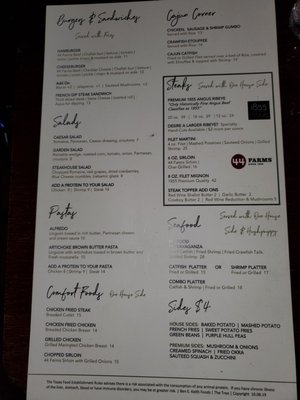Menu photo 3 The Tree Restaurant Bar & Grill Lumberton, TX Menu photo 3 The Tree Restaurant Bar & Grill Lumberton, TX