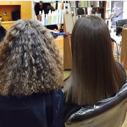 Shear Cut - Angie's keratin before and after !